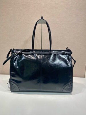 Prada Bonnie leather tote bag