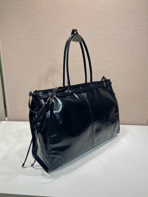 Prada Bonnie leather tote bag