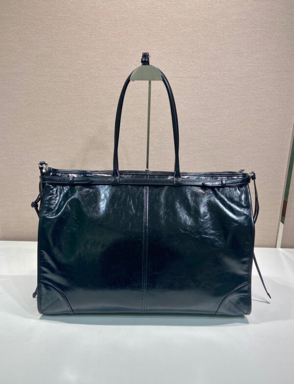 Prada Bonnie leather tote bag