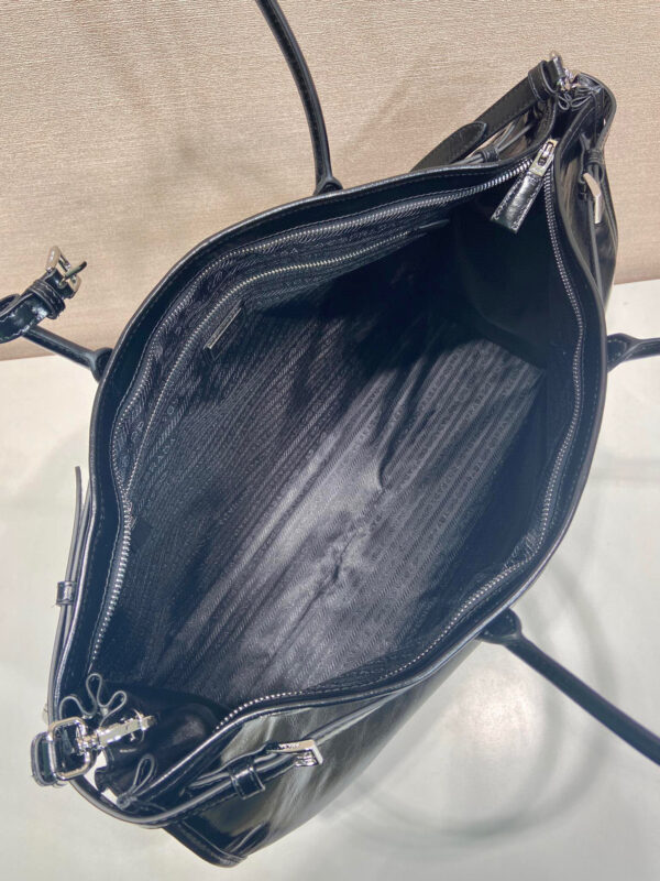 Prada Bonnie leather tote bag