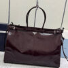 Prada Bonnie leather tote bag