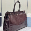 Prada Bonnie leather tote bag