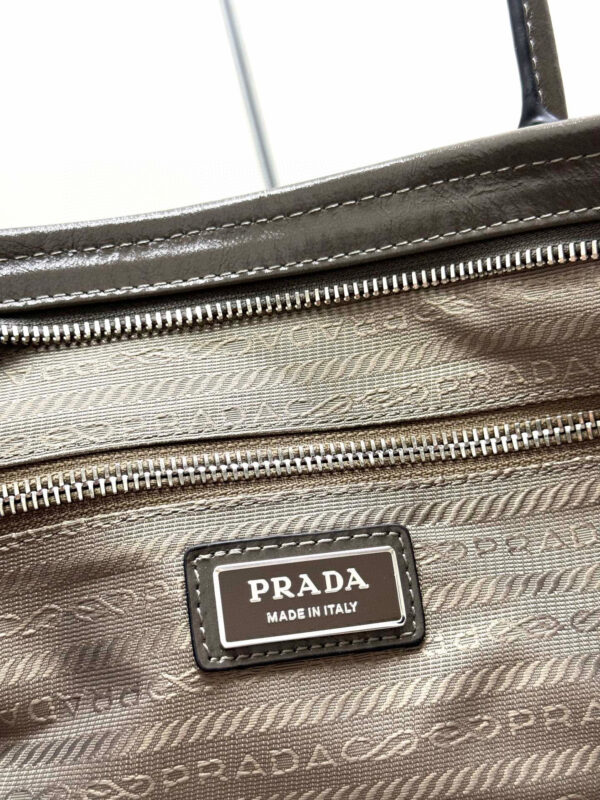 Prada Bonnie leather tote bag