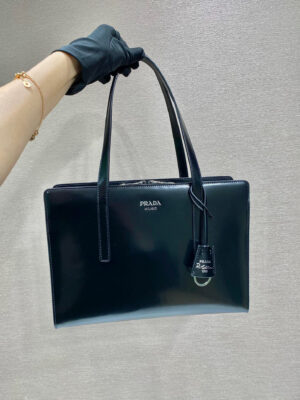 Prada Re-Edition 1995 brushed-leather medium handbag