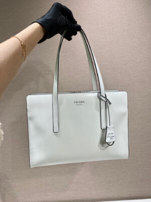 Prada Re-Edition 1995 brushed-leather medium handbag