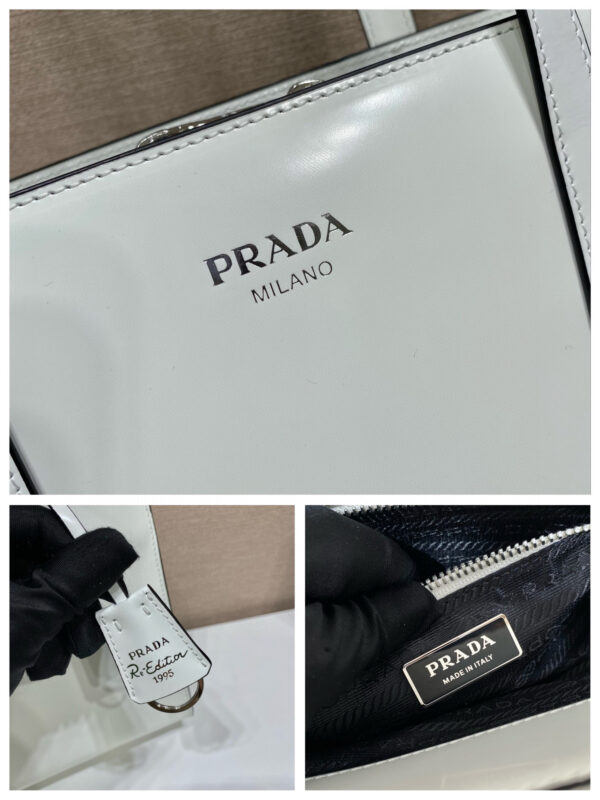 Prada Re-Edition 1995 brushed-leather medium handbag
