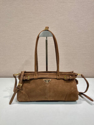 Prada Medium suede handbag