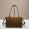Prada Soft Sound medium suede shoulder bag