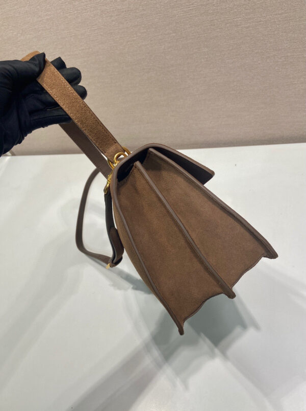 Prada Soft Sound medium suede shoulder bag