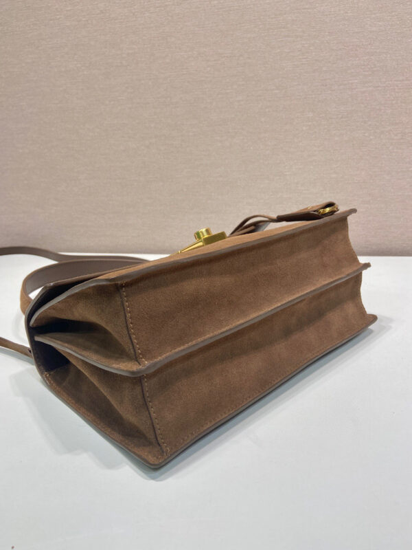 Prada Soft Sound medium suede shoulder bag