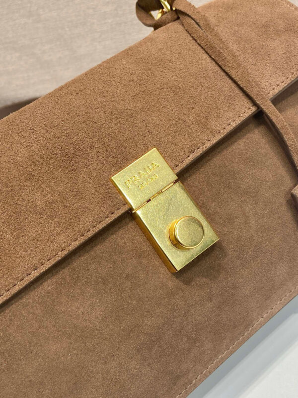Prada Soft Sound medium suede shoulder bag