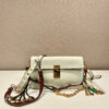 Prada Soft Sound small leather shoulder bag with charms