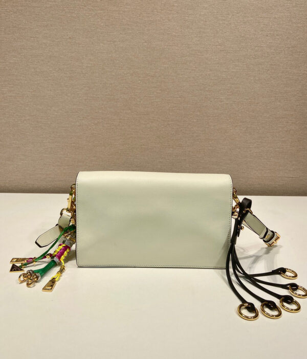 Prada Soft Sound small leather shoulder bag with charms