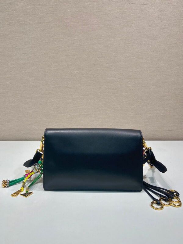 Prada Soft Sound small leather shoulder bag with charms