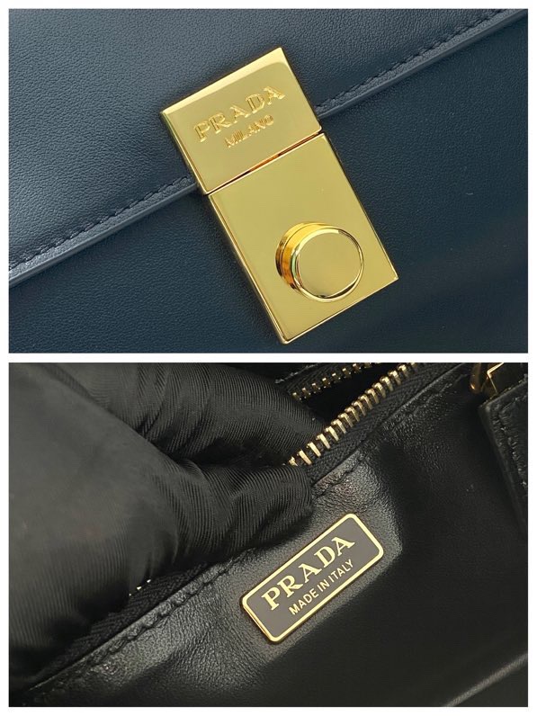 Prada Soft Sound small leather shoulder bag with charms
