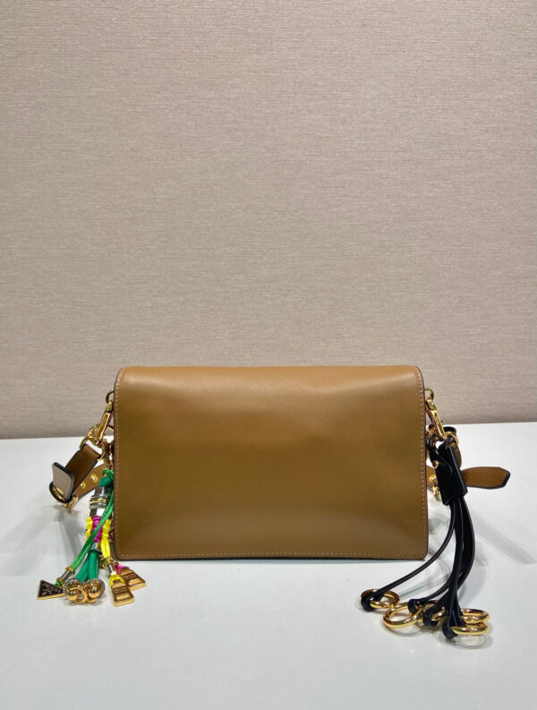 Prada Soft Sound small leather shoulder bag with charms