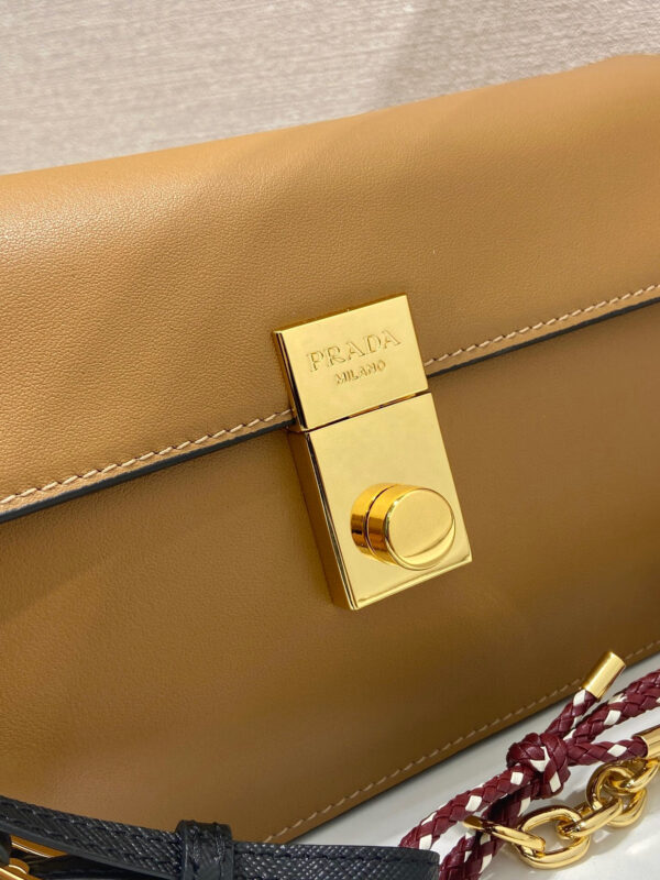Prada Soft Sound small leather shoulder bag with charms