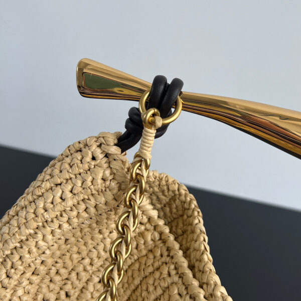 Bottega Veneta Sardine Chain Raffia crochet bag
