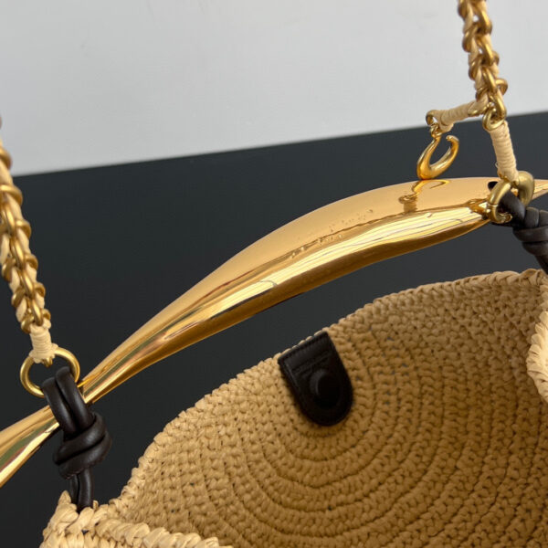 Bottega Veneta Sardine Chain Raffia crochet bag