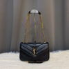 YSL loulou small in matelassé lambskin