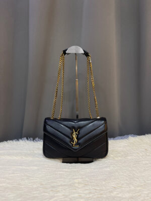 YSL loulou small in matelassé lambskin