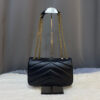 YSL loulou small in matelassé lambskin
