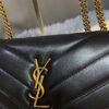YSL loulou small in matelassé lambskin