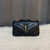 YSL loulou small in matelassé lambskin