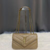 YSL loulou small in matelassé lambskin