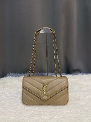YSL loulou small in matelassé lambskin