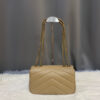 YSL loulou small in matelassé lambskin