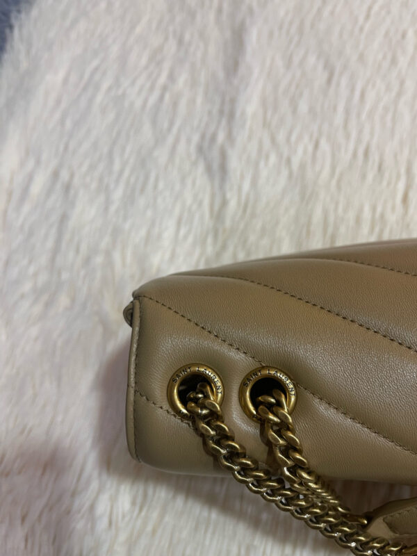 YSL loulou small in matelassé lambskin