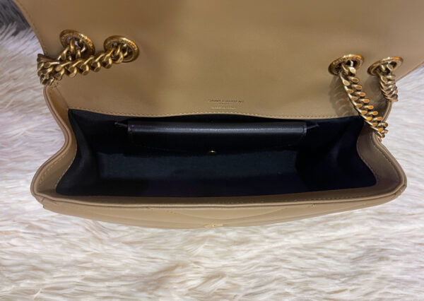 YSL loulou small in matelassé lambskin