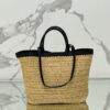 Prada Medium crochet and leather tote bag
