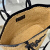 Prada Medium crochet and leather tote bag