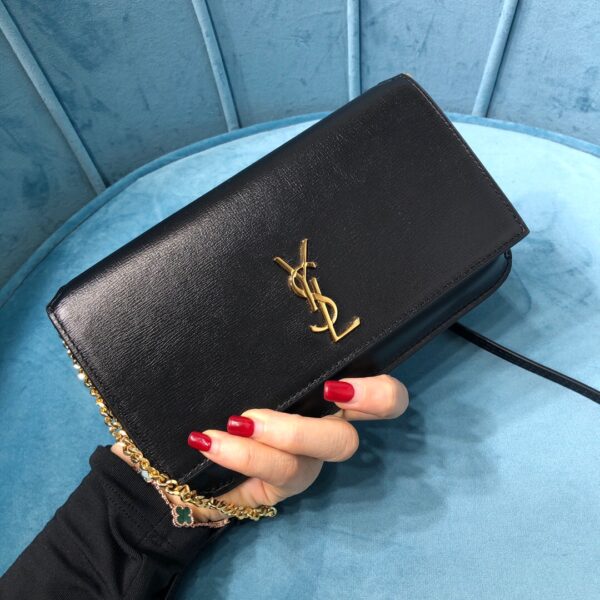 YSL CASSANDRE PHONE HOLDER WITH STRAP