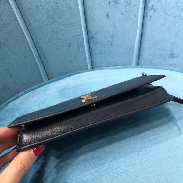 YSL CASSANDRE PHONE HOLDER WITH STRAP
