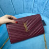 YSL CASSANDRE MATELASSÉ CHAIN WALLET