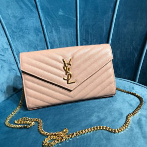 YSL CASSANDRE MATELASSÉ CHAIN WALLET