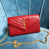 YSL CASSANDRE MATELASSÉ CHAIN WALLET