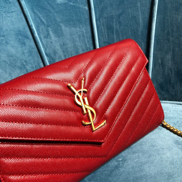 YSL CASSANDRE MATELASSÉ CHAIN WALLET