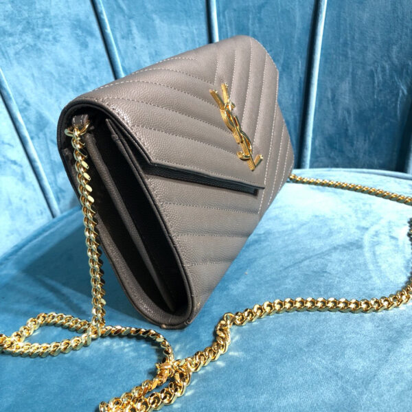 YSL CASSANDRE MATELASSÉ CHAIN WALLET