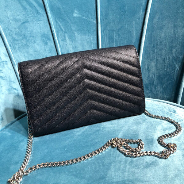 YSL CASSANDRE MATELASSÉ CHAIN WALLET