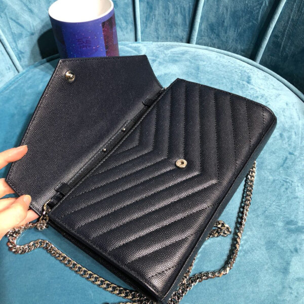 YSL CASSANDRE MATELASSÉ CHAIN WALLET