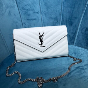 YSL CASSANDRE MATELASSÉ CHAIN WALLET