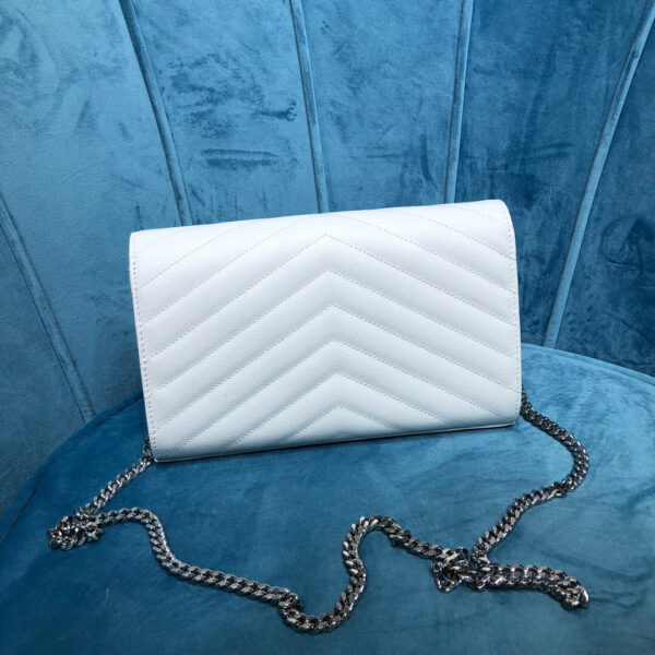 YSL CASSANDRE MATELASSÉ CHAIN WALLET