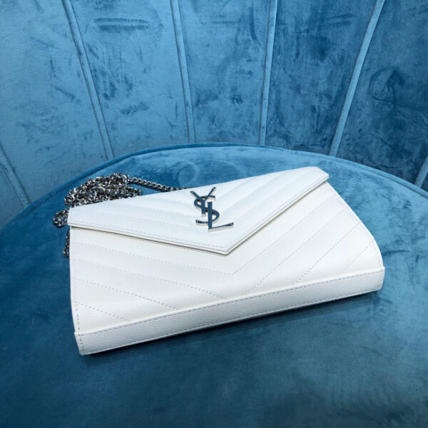 YSL CASSANDRE MATELASSÉ CHAIN WALLET