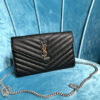 YSL CASSANDRE MATELASSÉ CHAIN WALLET