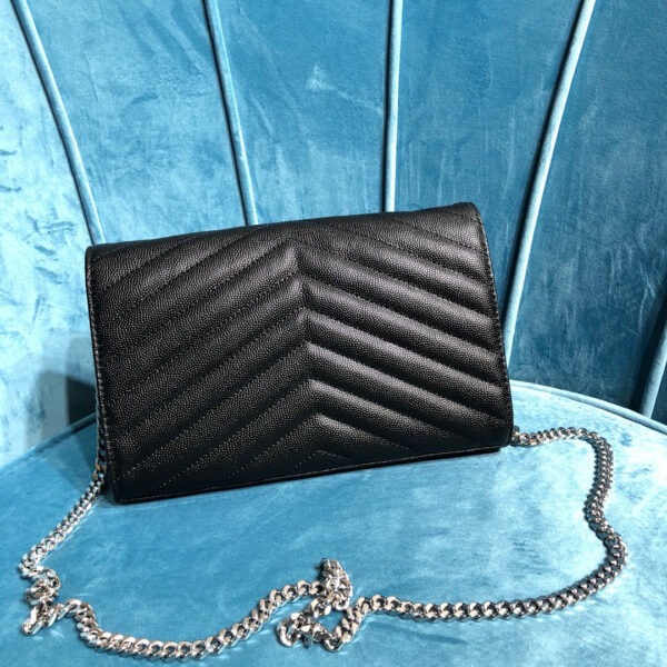 YSL CASSANDRE MATELASSÉ CHAIN WALLET