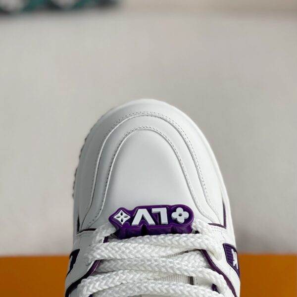 Men's Casual Sneakers (White/Purple)
